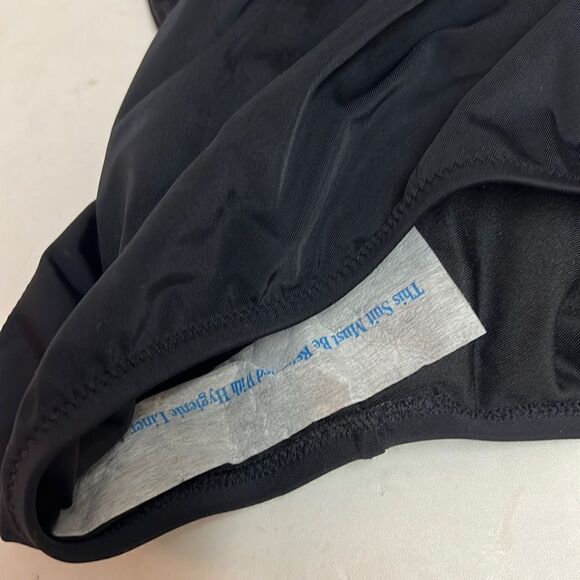 NWT Black One Piece Low Back Swimsuit 36C D22 - Picture 7 of 8